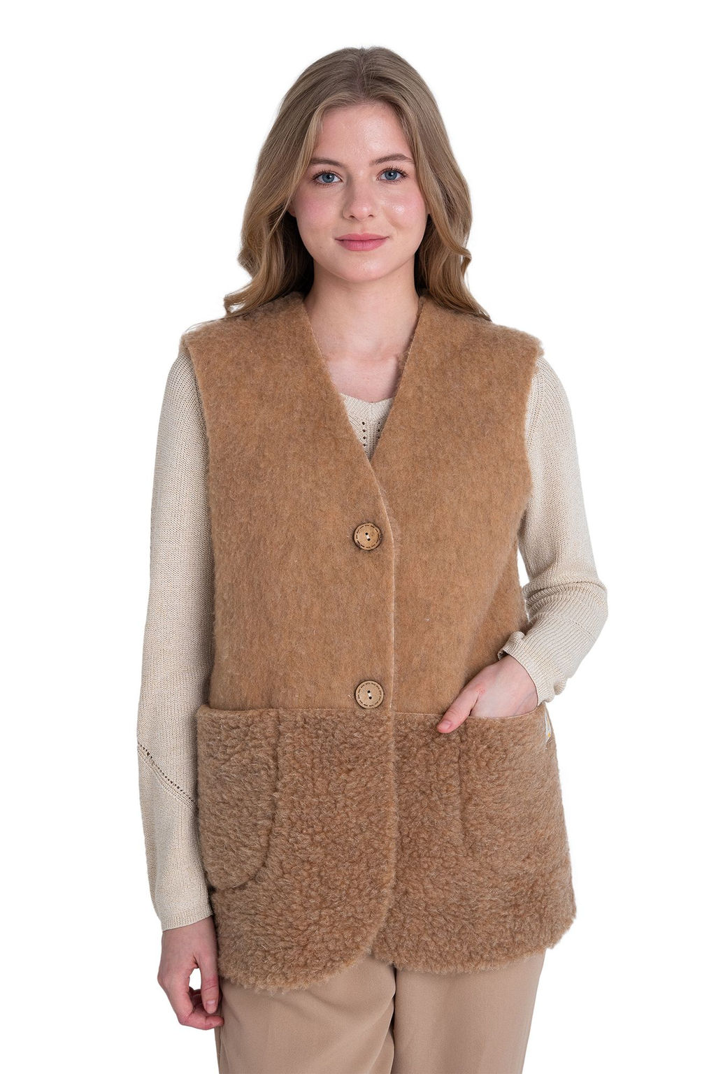 Жилет женский Комфорт - Woollamb фото 19
