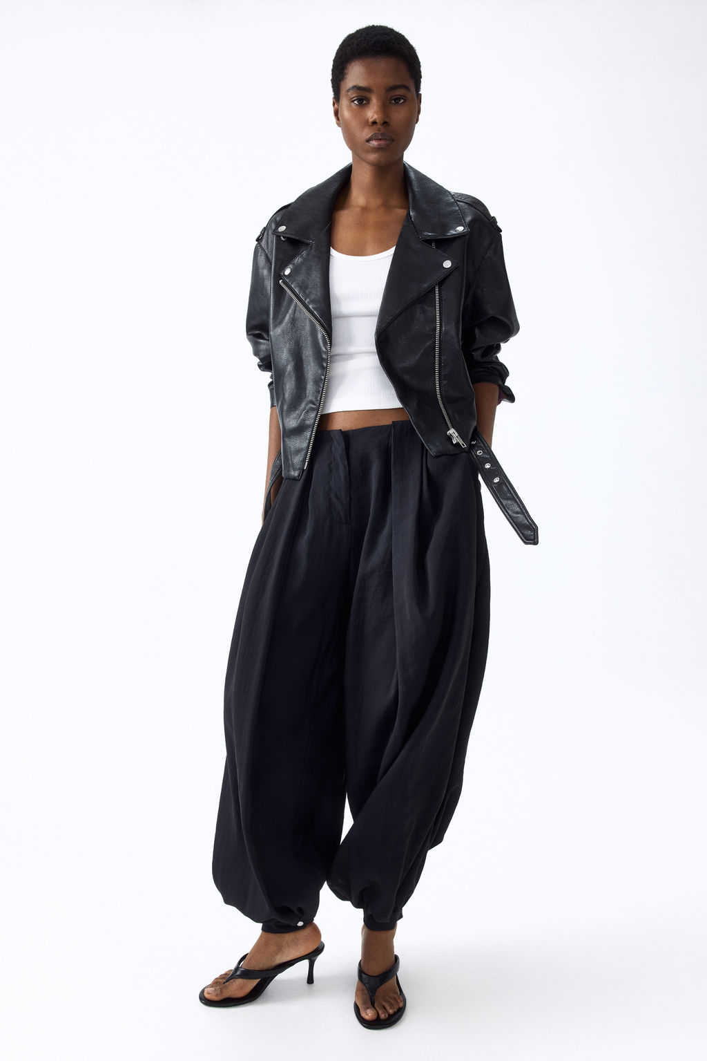 Cazadora biker revestida - H&m фото 6