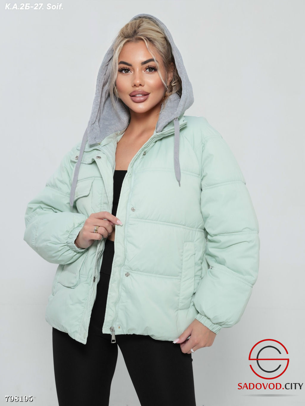 Куртка женская с капюшоном - Bruno фото 5