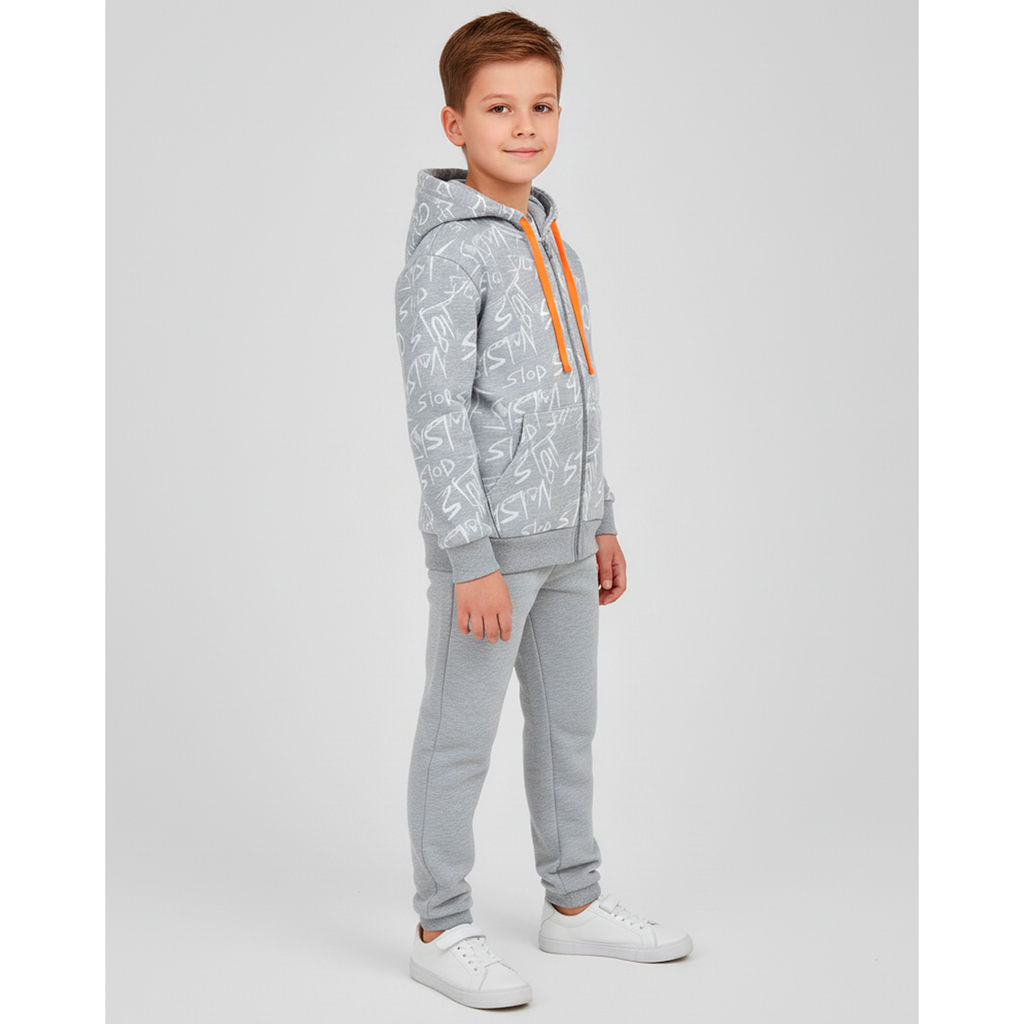 Костюм футер 3х нитка петля 8001330101 8001330101 купить оптом по цене 2 472 ?| Фабрика детской одежды Юлла - Youlala фото 22