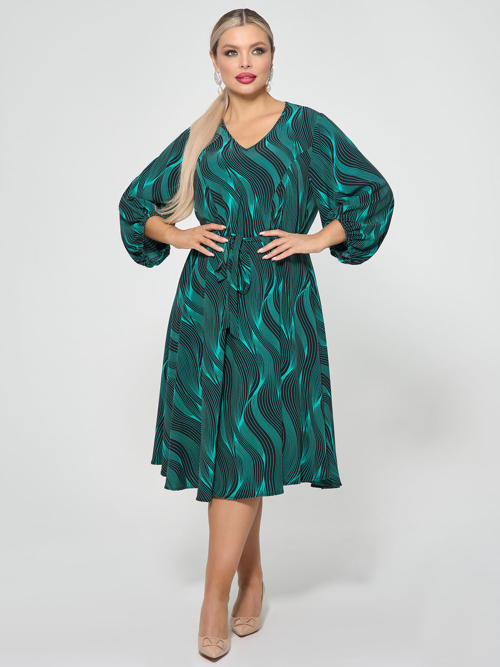 Платье 0327-1п синий - Dora фото 55