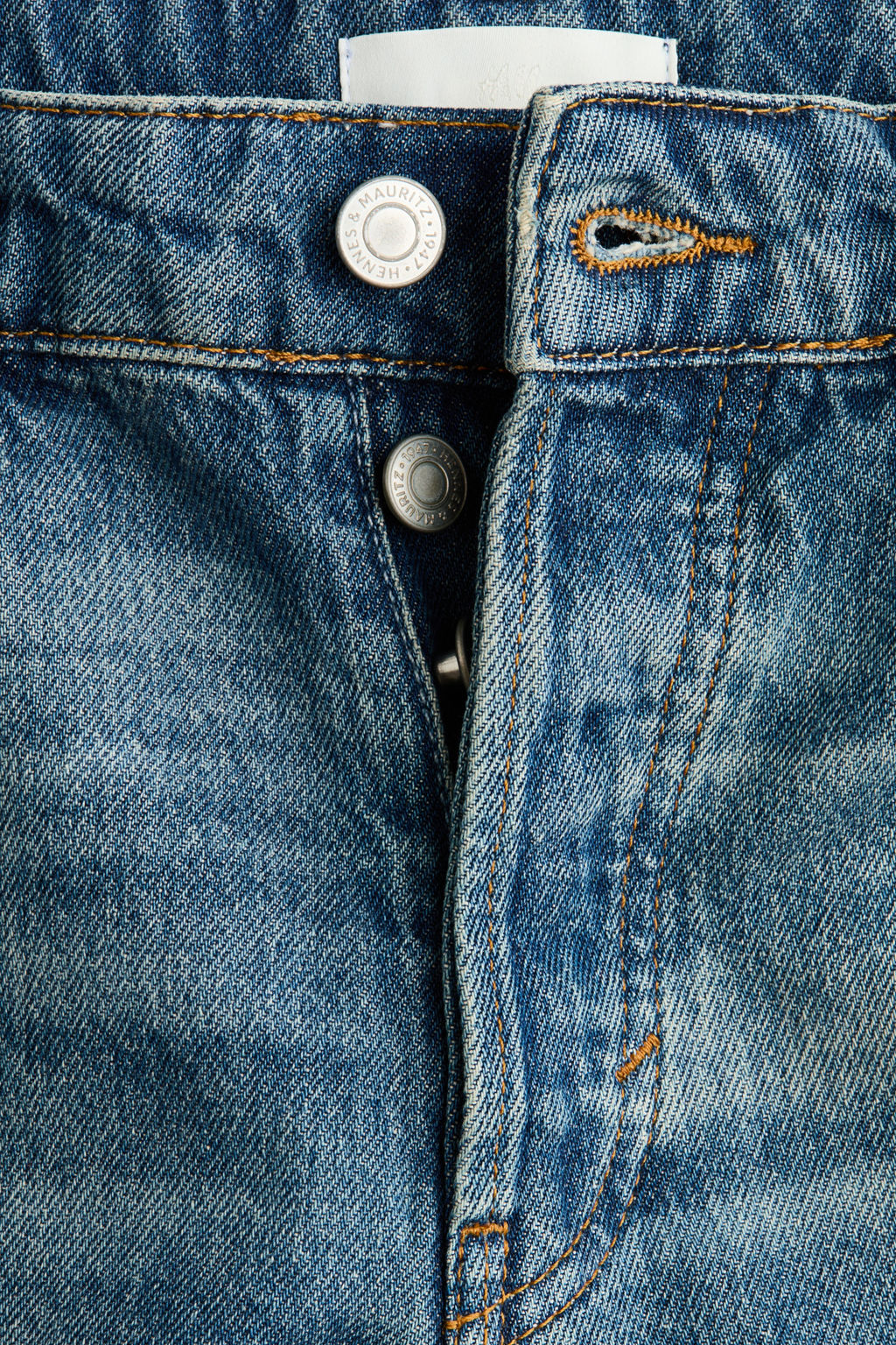 Wide Leg Regular Waist Jeans - H&m фото 4
