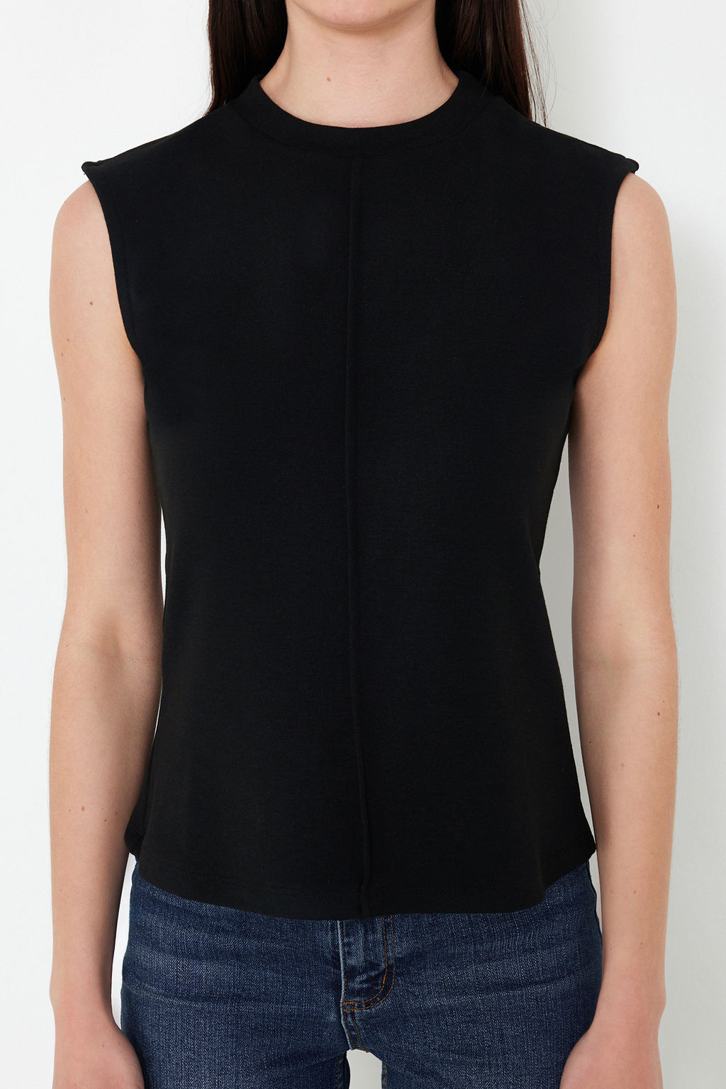 Trendyolmilla Siyah Viskoz/Yumusak Kumas Fitted/Vucuda Oturan Esnek Orme Bluz TWOSS24BZ00432  фото 10