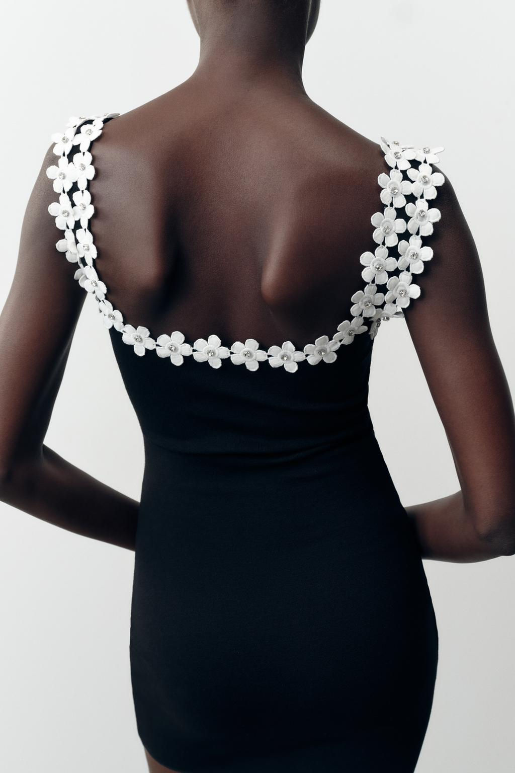 FLORAL HARDWARE STRETCH DRESS - Zara фото 5
