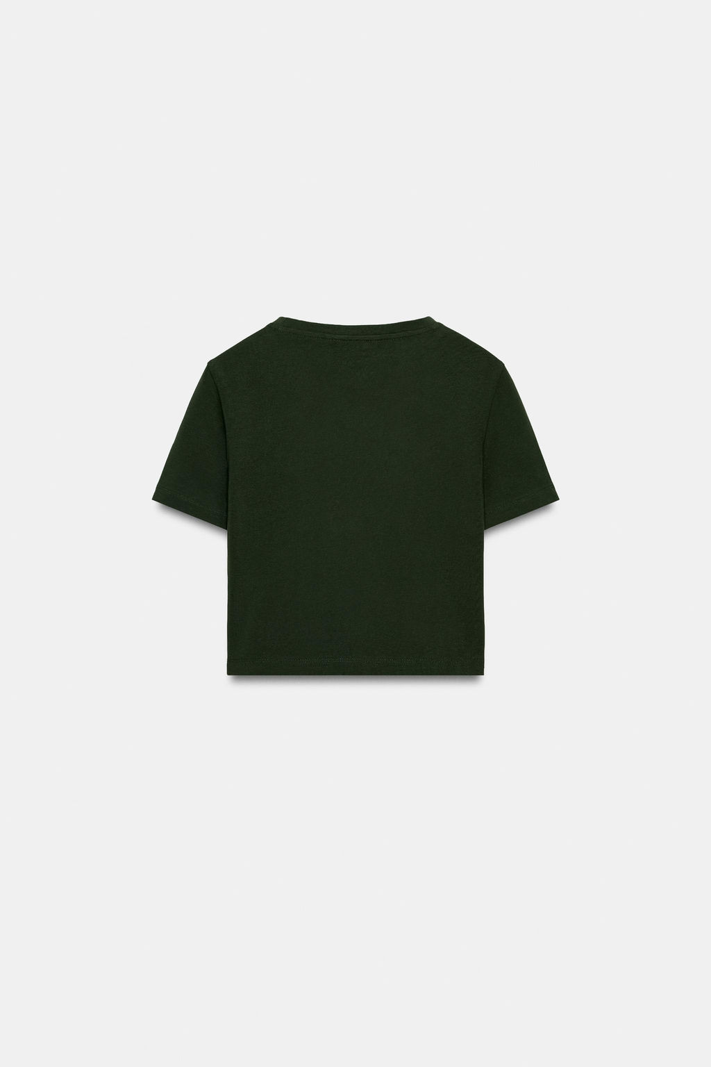 CROPPED SHORT SLEEVE T-SHIRT - Zara фото 15