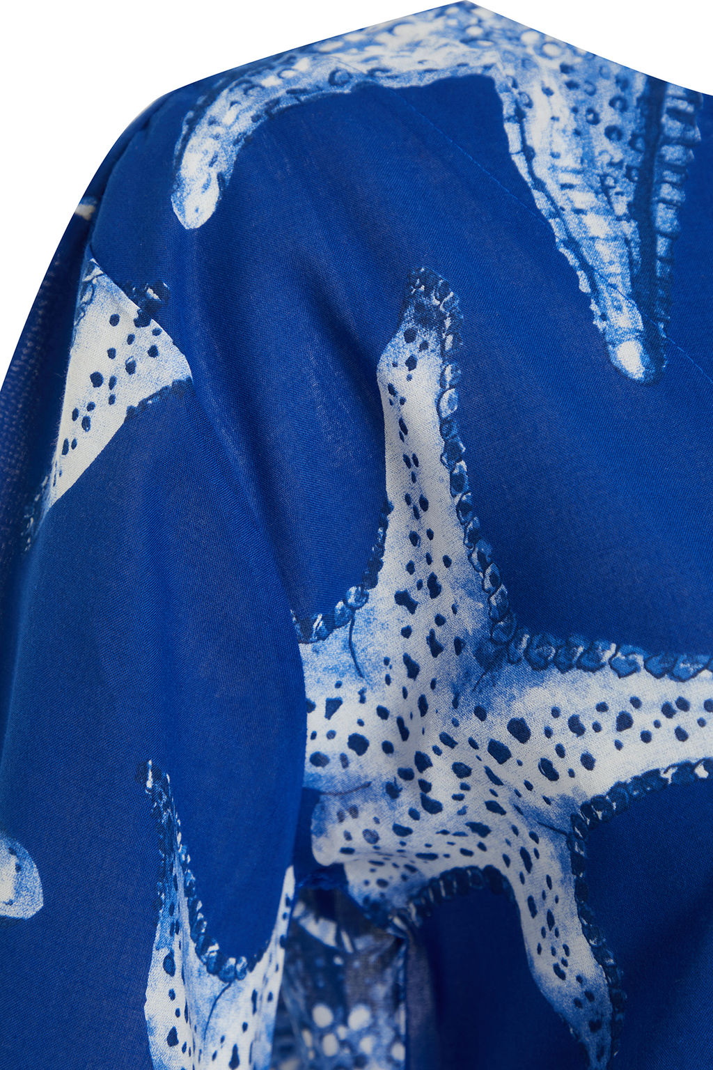 TRENDYOLMILLA Su Alt? Desenli Genis Kal?p Maxi Dokuma %100 Pamuklu Plaj Elbisesi TBESS24EL00035  фото 7