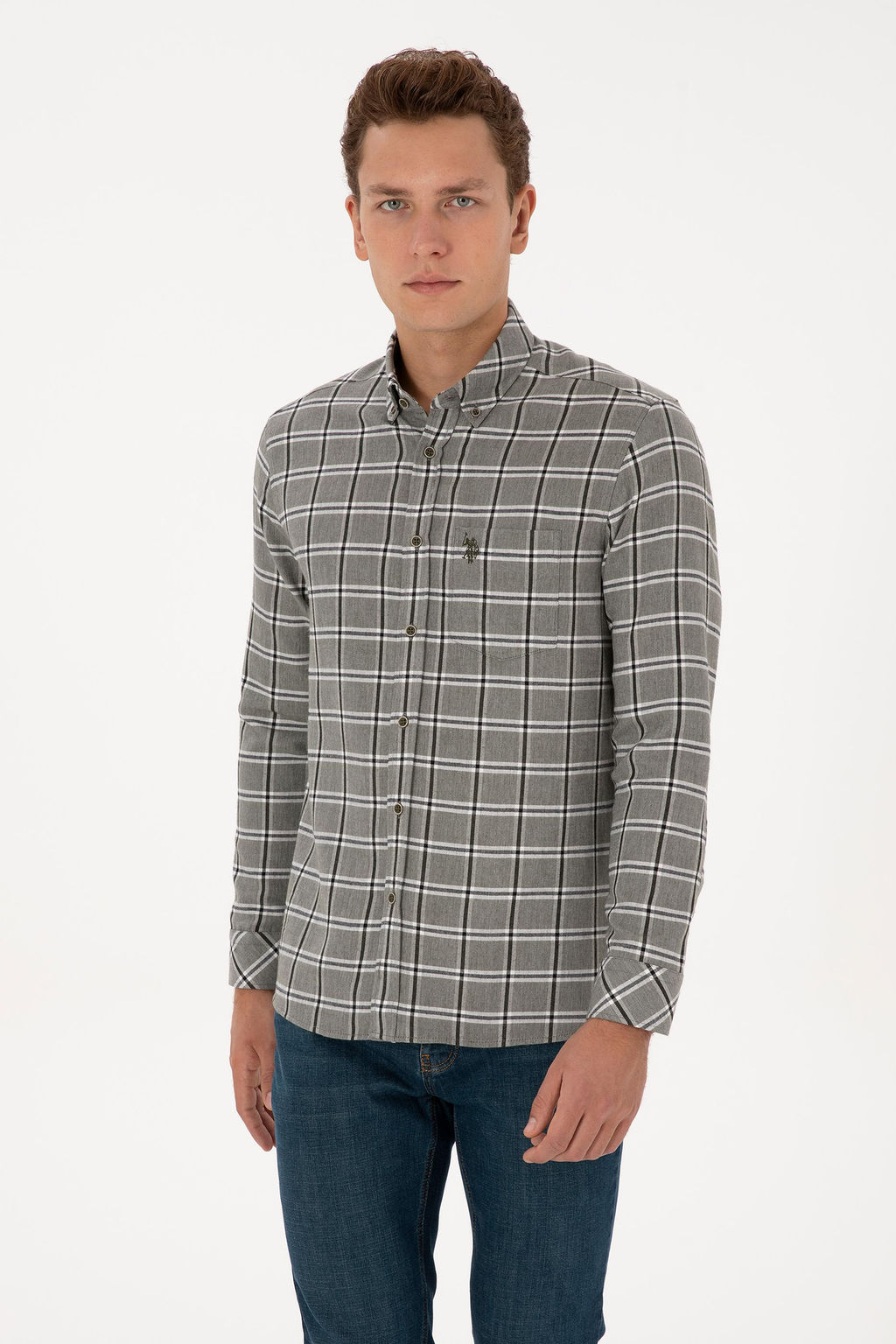 Erkek Koyu Ye_il Uzun Kollu G_mlek - U.s. polo assn фото 3