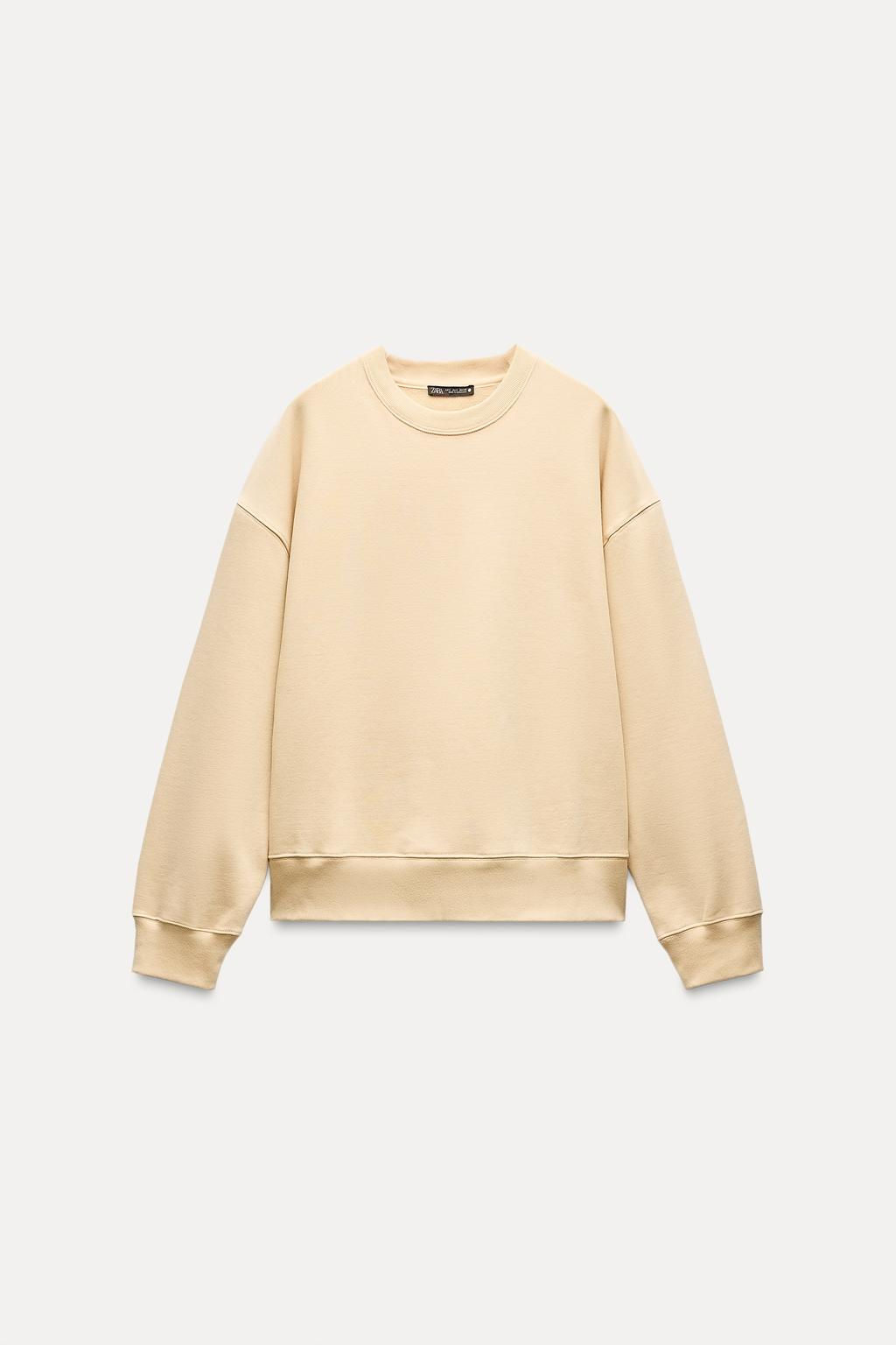 SOFT HEAVY COTTON SWEATSHIRT - Zara фото 14