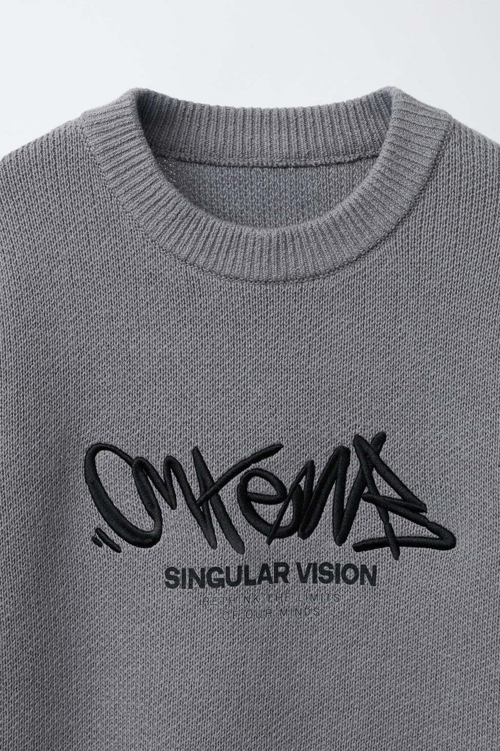 EMBROIDERED GRAFFITI KNIT JUMPER - Zara фото 10