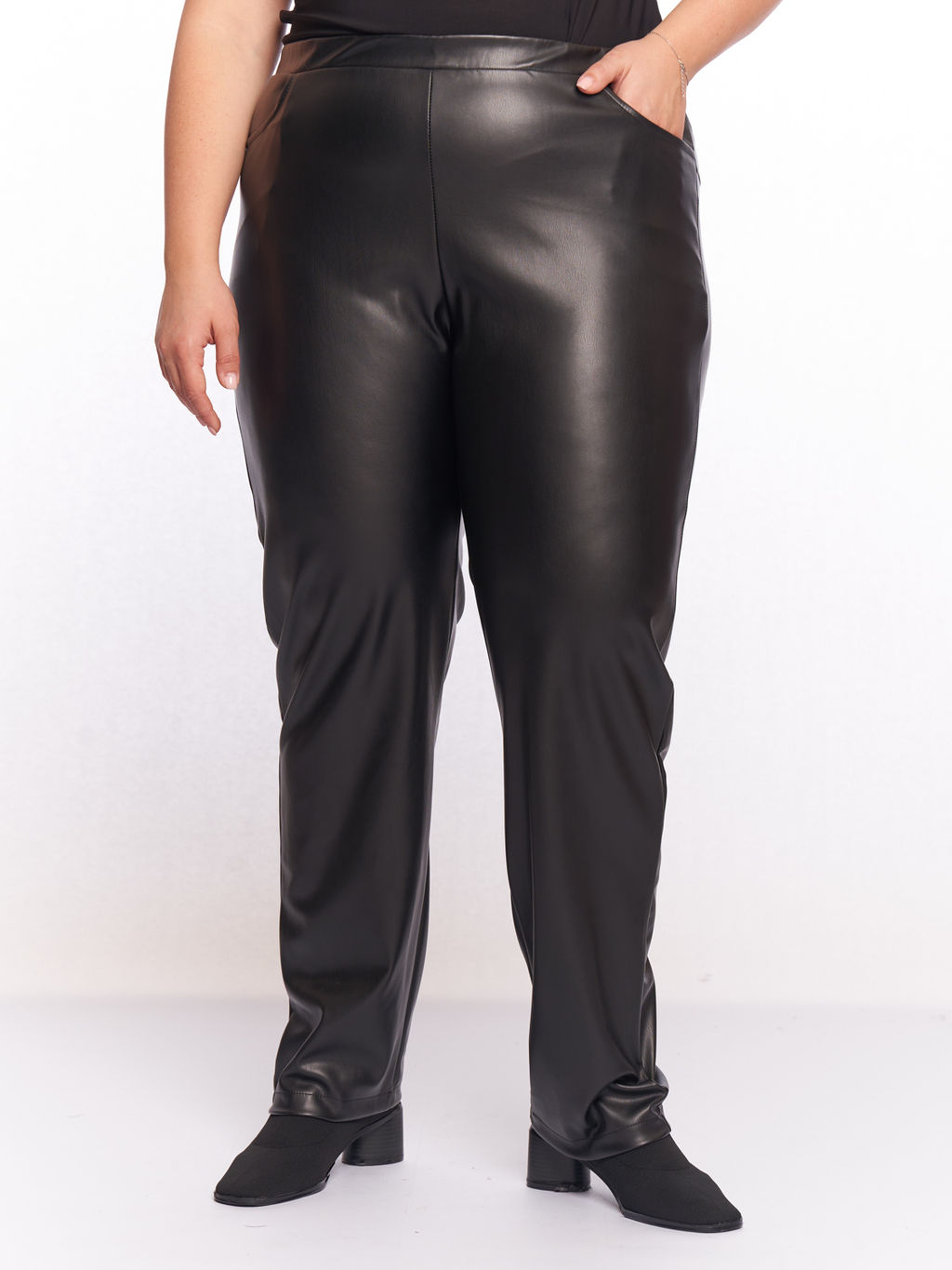 Брюки кожаные BB32109BLK01