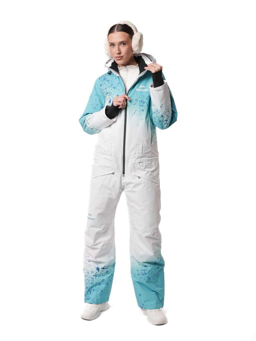 Комбинезон BB-0525 Бело-голубой