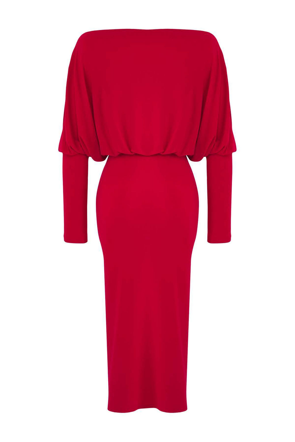 TRENDYOLMILLA Siyah Duz Asimetrik Tek Kol Belden Oturtmal? Esnek Midi Orme Elbise TWOAW25EL00110  фото 6