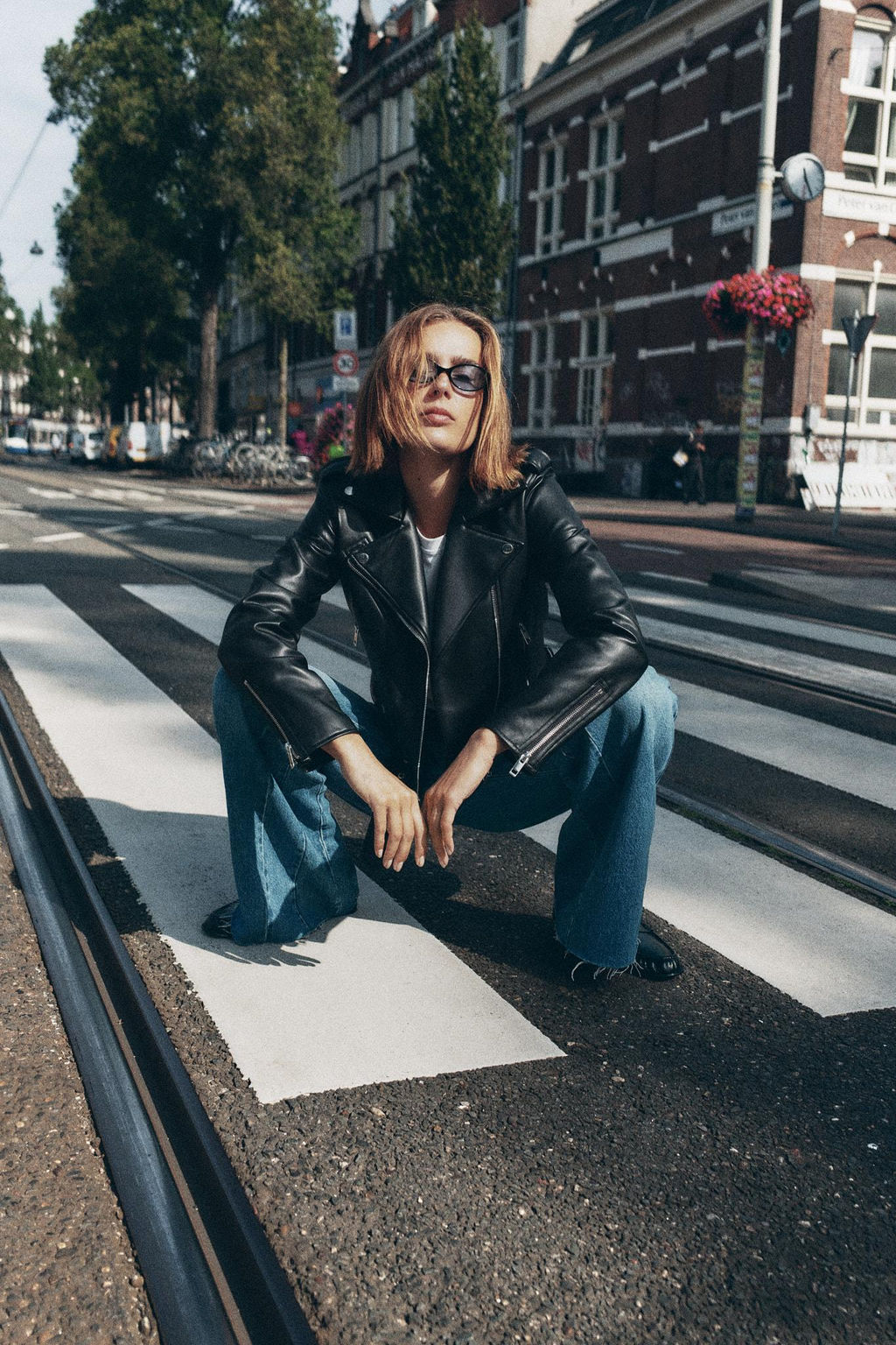 FAUX LEATHER BIKER JACKET - Zara фото 7
