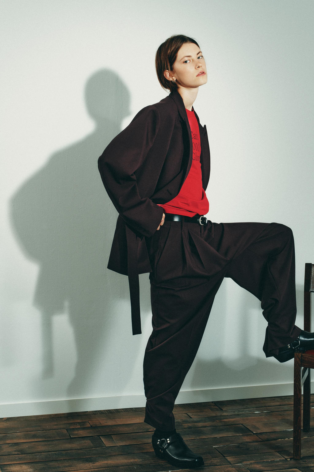 PLEATED TROUSERS WITH BUTTON HEM - Zara фото 6
