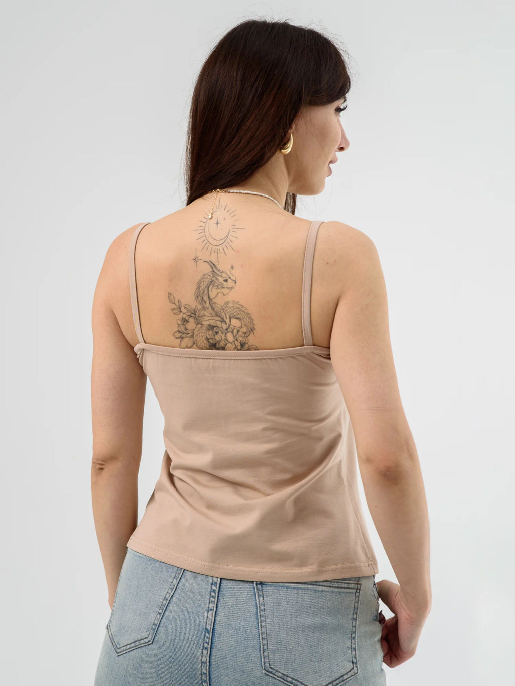 94% ХЛОПОК + 6% ЛАЙКРА Майка женская - Оптима фото 11