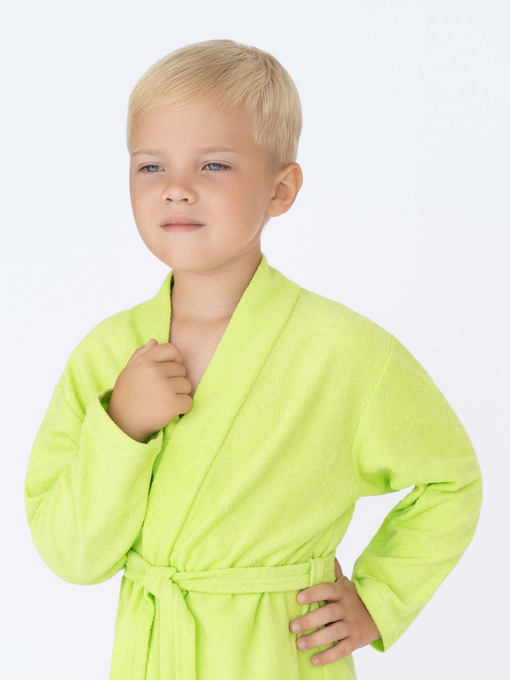 Халат детский салатовый 909/1 (110, 60)