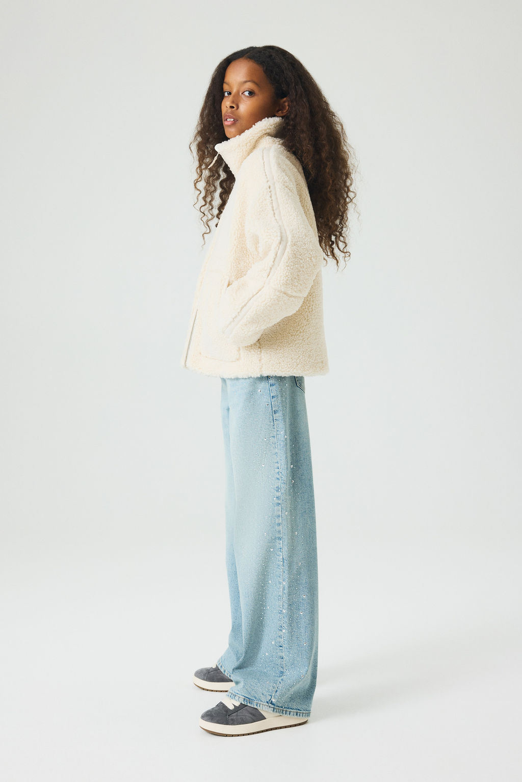 Relaxed Wide Leg Jeans - H&m фото 4
