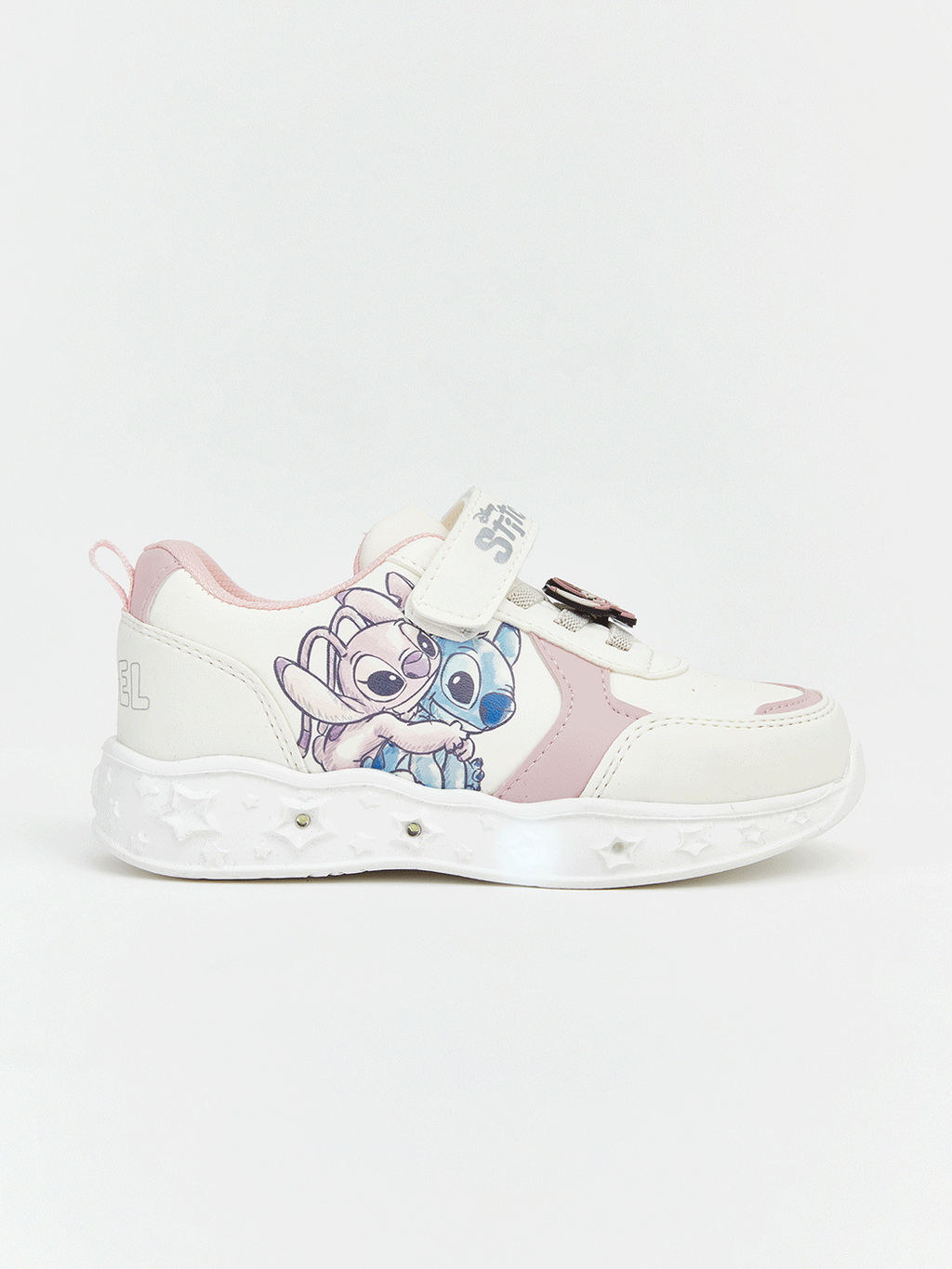 Lilo ve Stitch Bask?l? Ba?c?k ve C?rt C?rtl? K?z Bebek Spor Ayakkab?