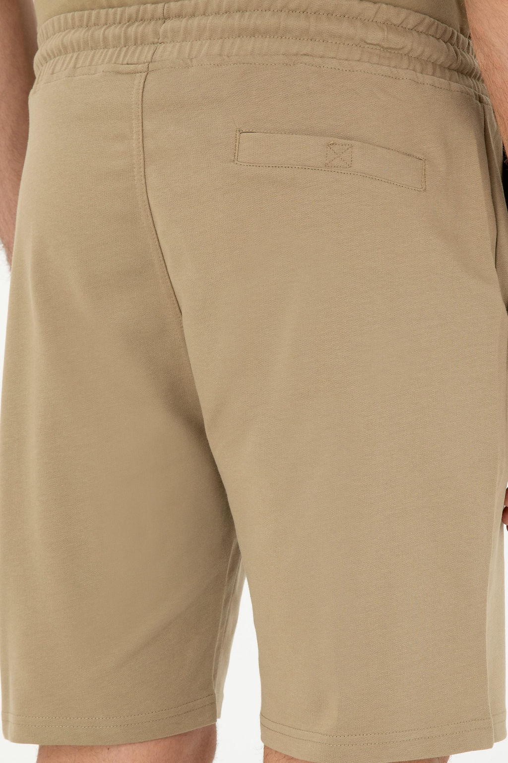 Мужские трикотажные шорты цвета хаки - U.s. polo assn фото 6