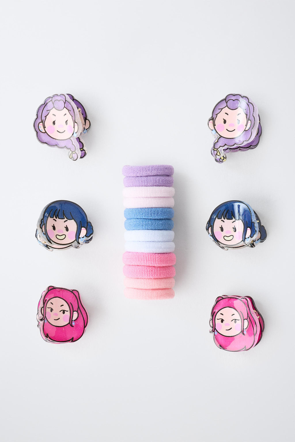 PACK CAJITA GOMITAS Y PINZAS KPOP DEMON HUNTERS NETFLIX / Multicolor - Zara фото 4