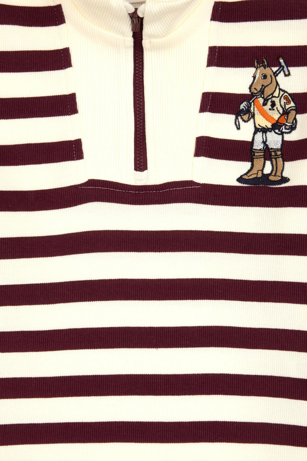 Erkek _ocuk Bordo Yarm Fermuarl_ Sweatshirt - U.s. polo assn фото 4