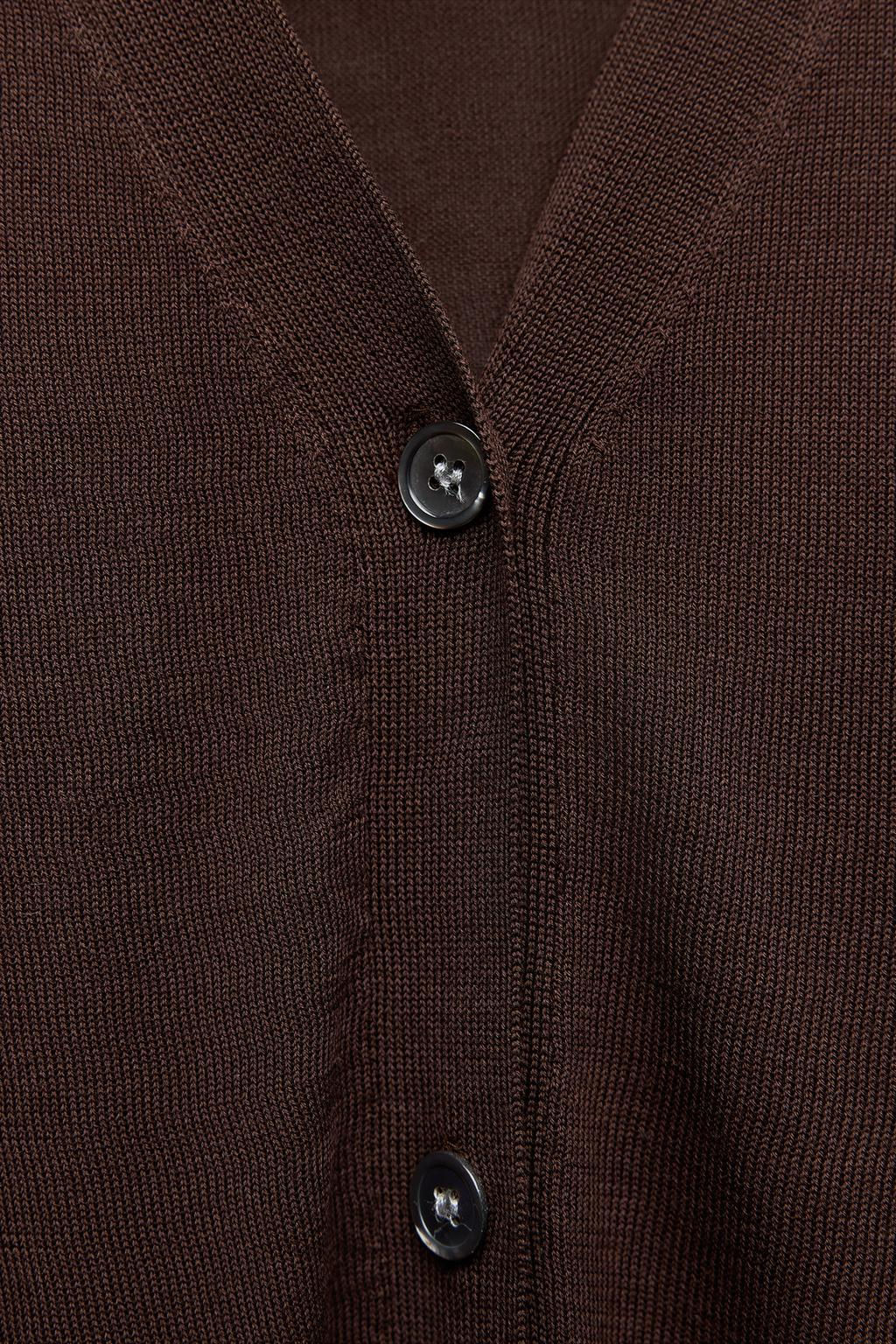 BUTTONED KNIT CARDIGAN - Zara фото 8