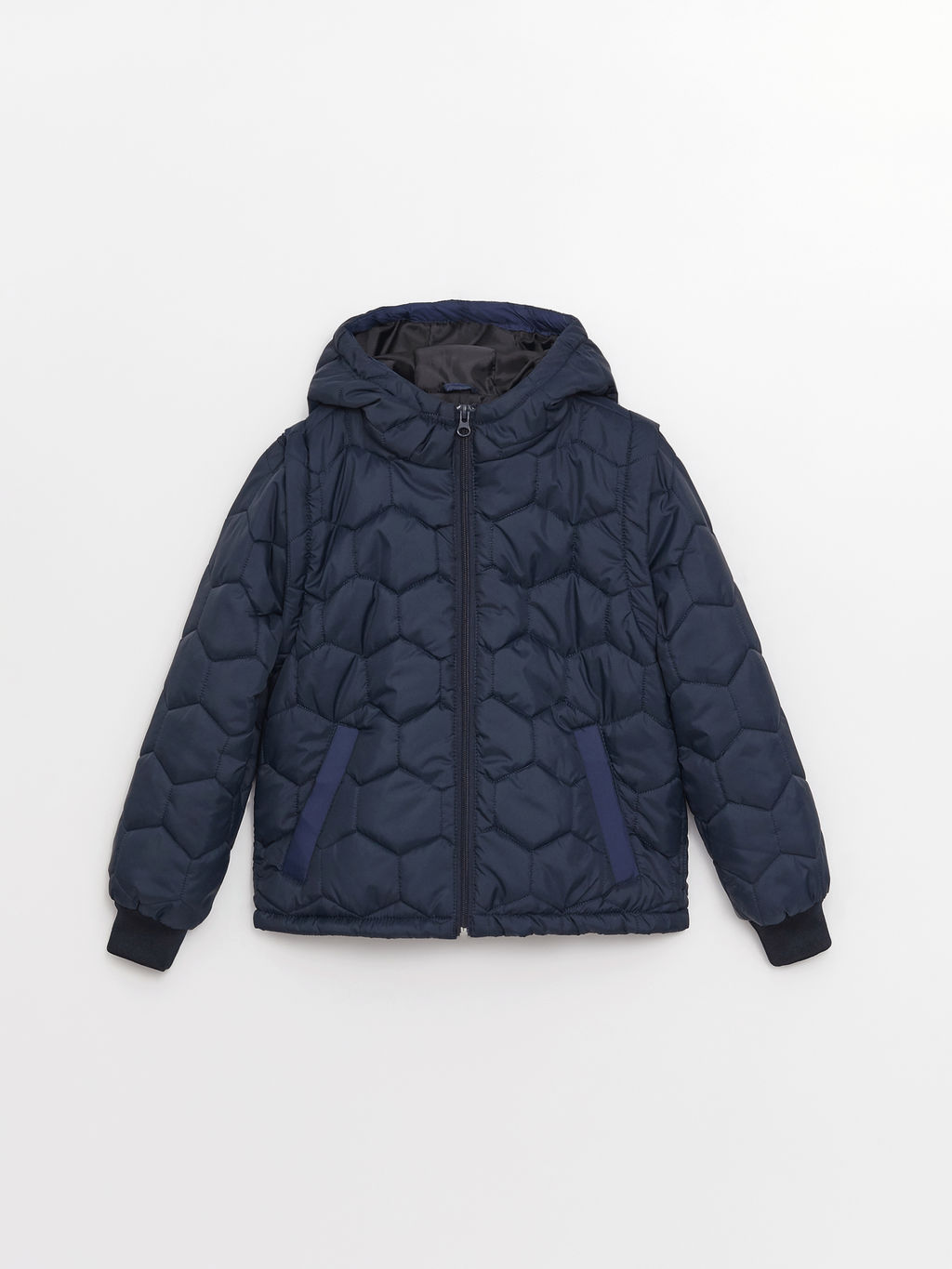 Kap??onlu Erkek ?ocuk ?i?me Mont