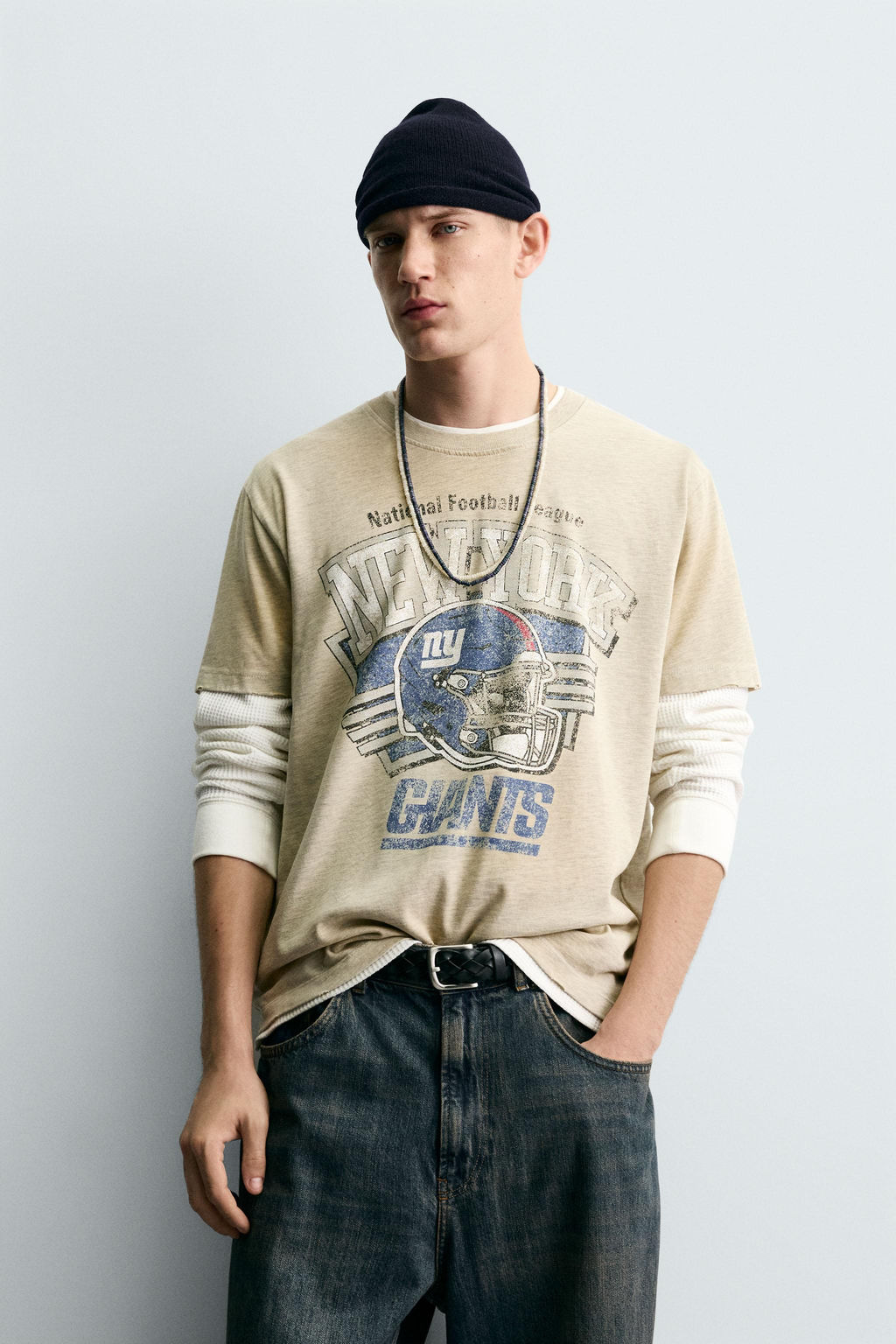 WASHED NFL NEW YORK GIANTS T-SHIRT