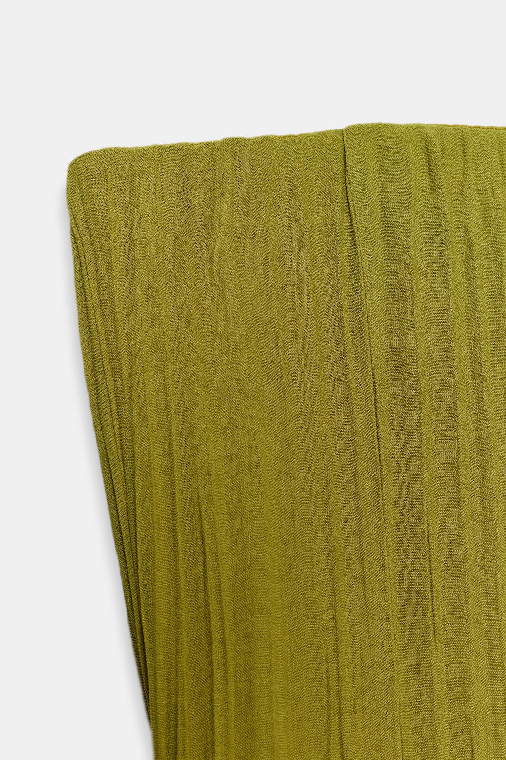 VESTIDO PALABRA DE HONOR TEXTURA / Verde medio - Zara фото 7