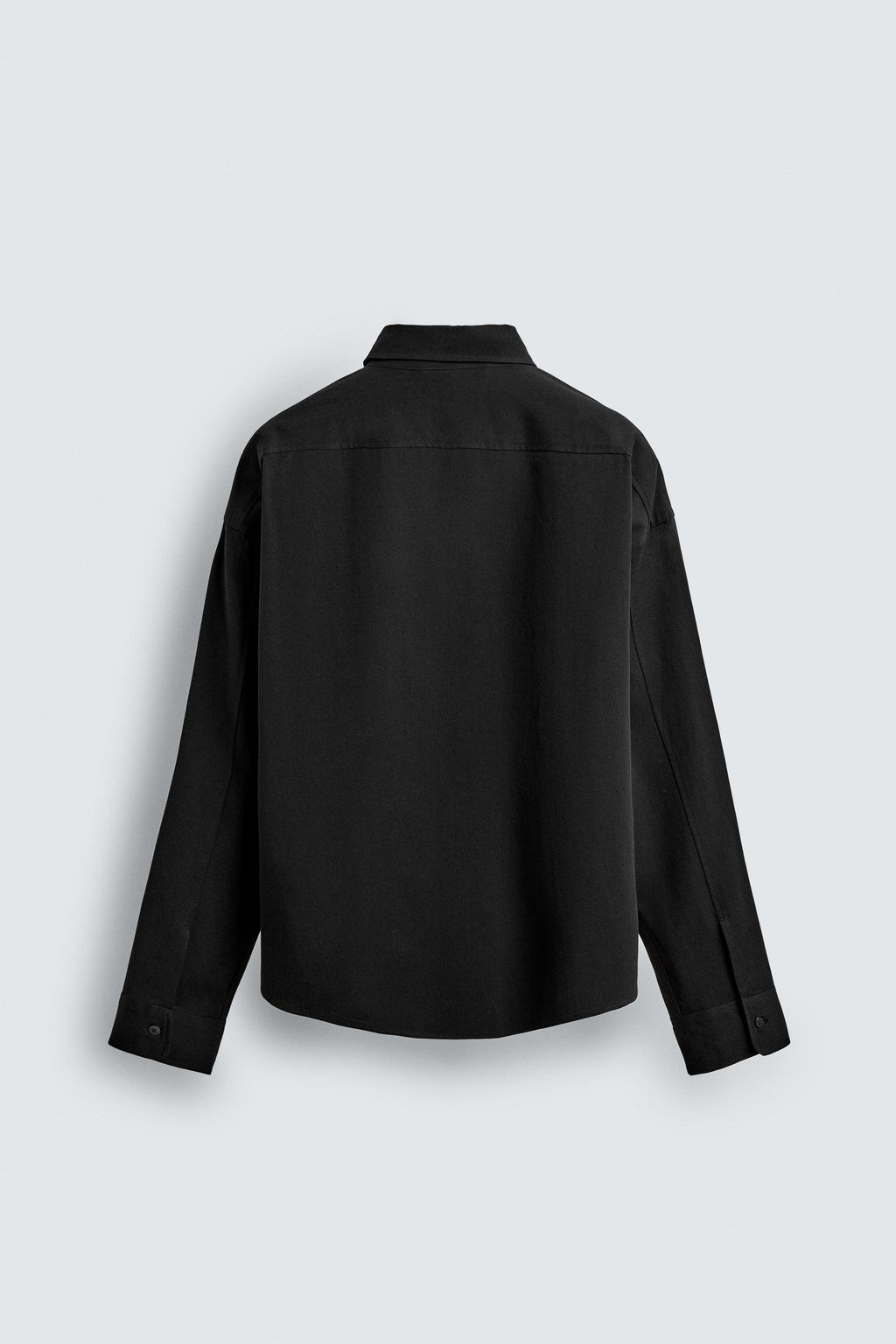 Рубашка Fluida Relaxed Fit черная
