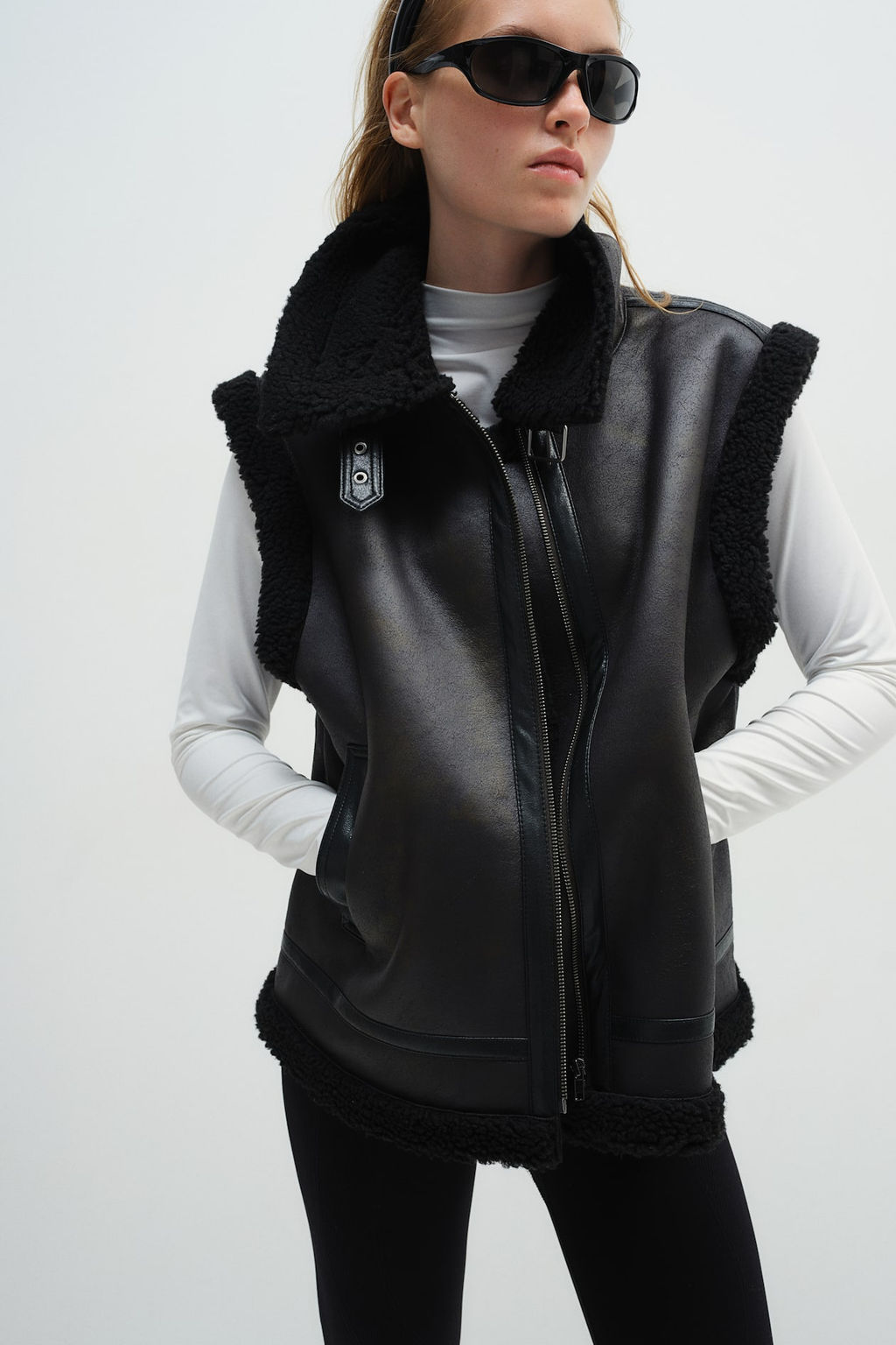 Chaleco con forro de borreguito - H&m фото 6