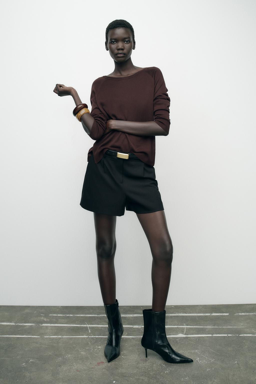 BASIC FINE KNIT SWEATER - Zara фото 34