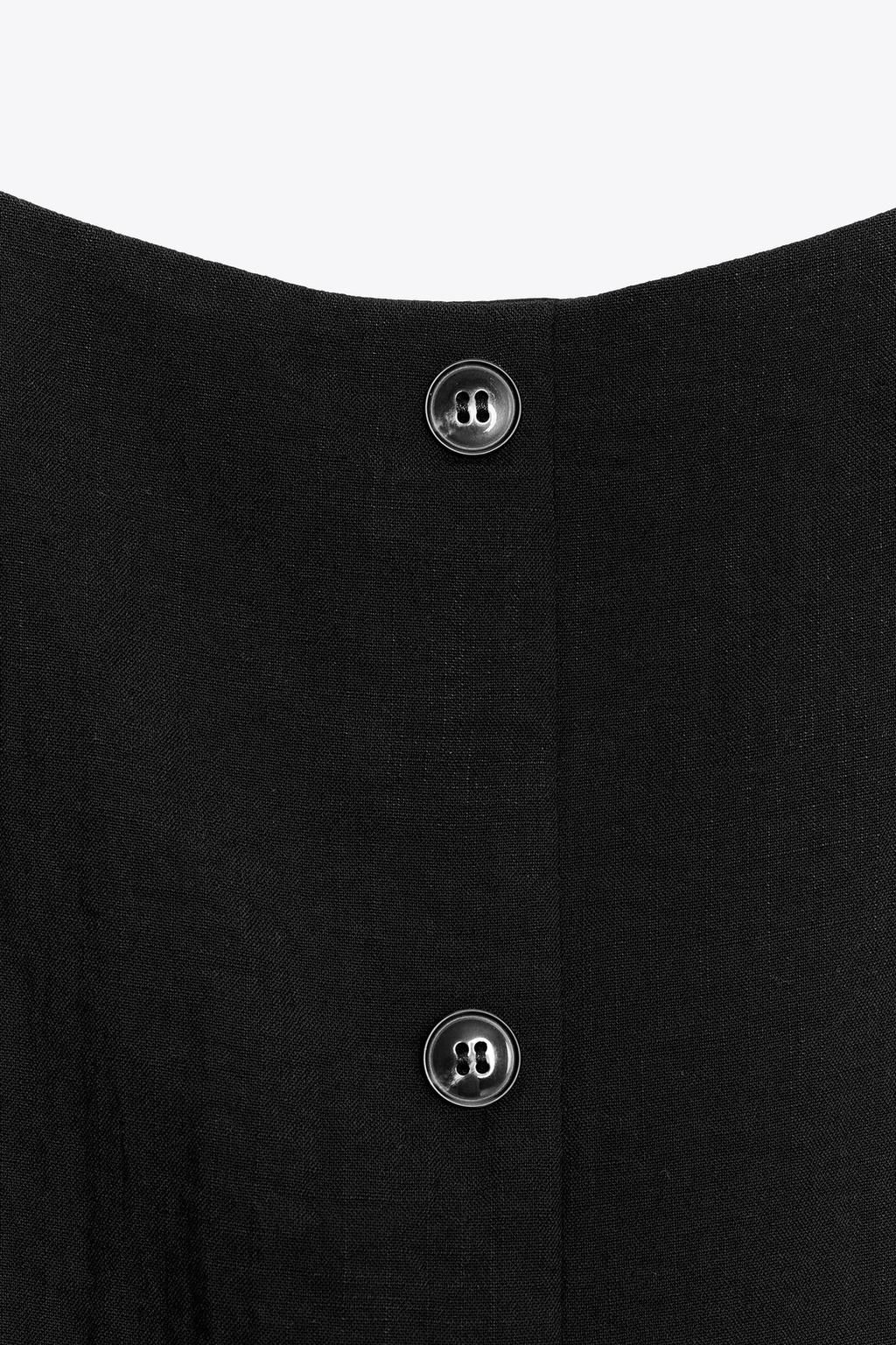 OPEN BACK EMBROIDERED TOP - Zara фото 5