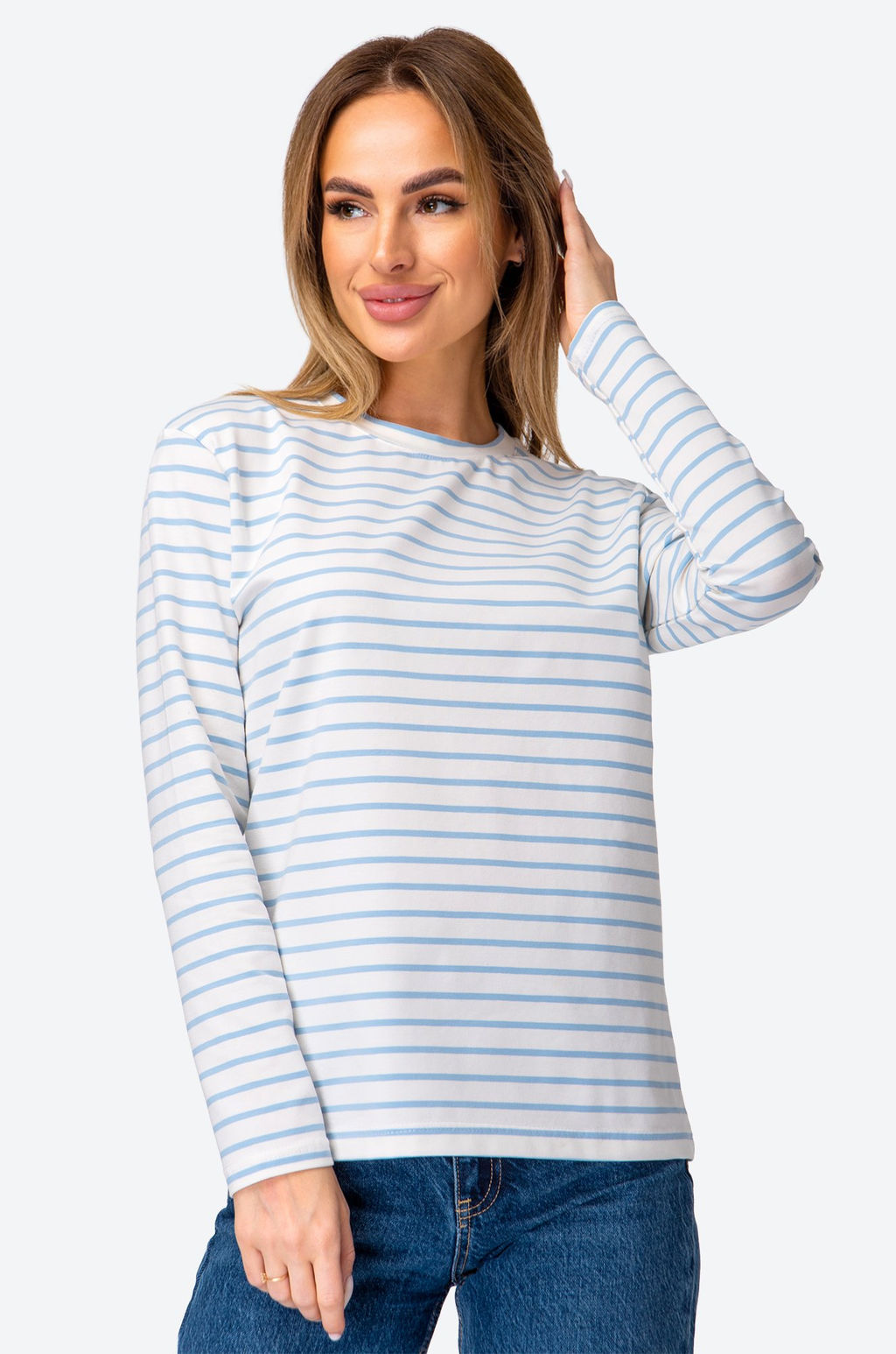 Женский лонгслив в полоску Happy Fox фото 6