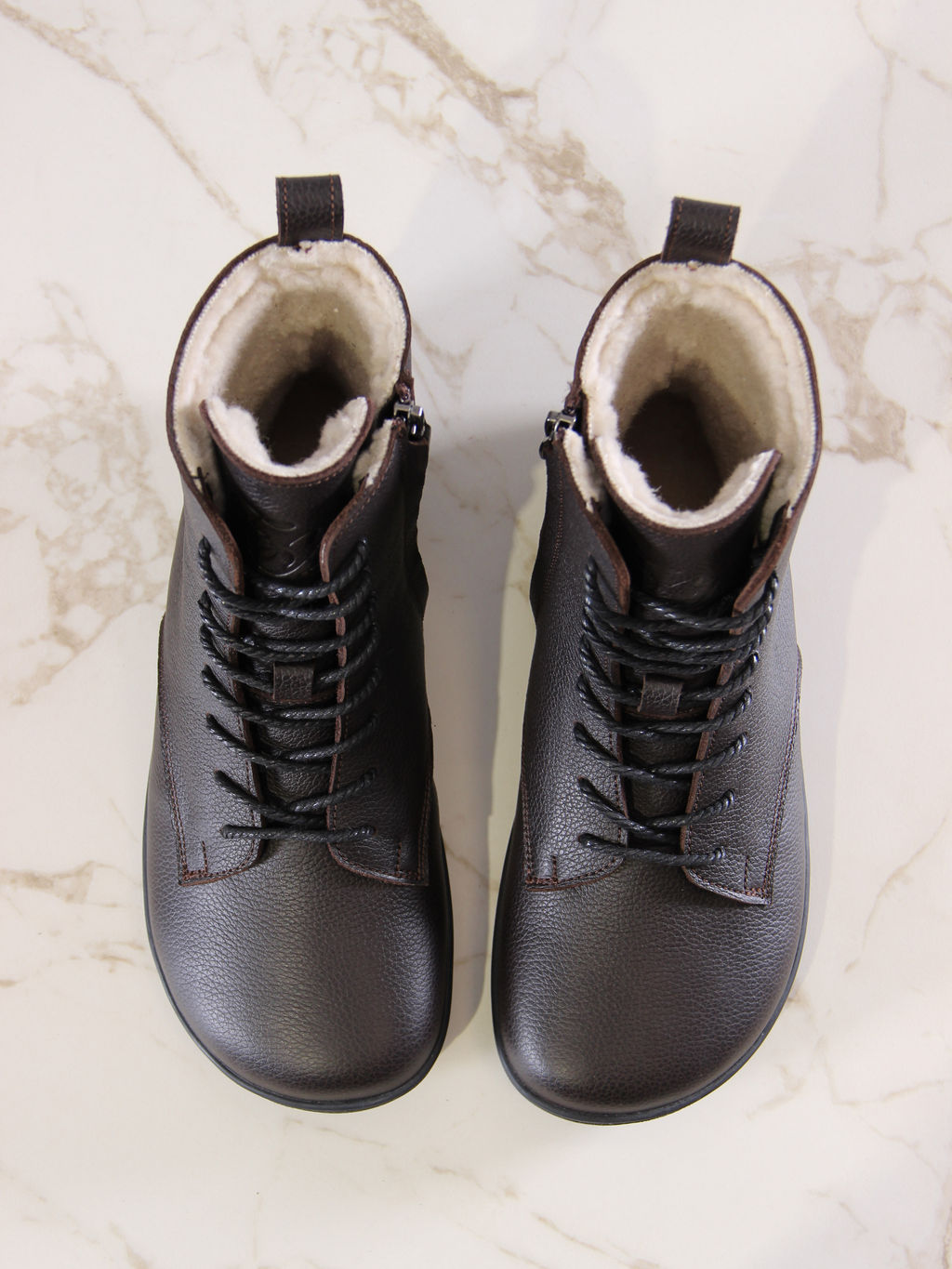 Босоногие ботинки barefoot зимние натуральная кожа - Ed'art фото 14