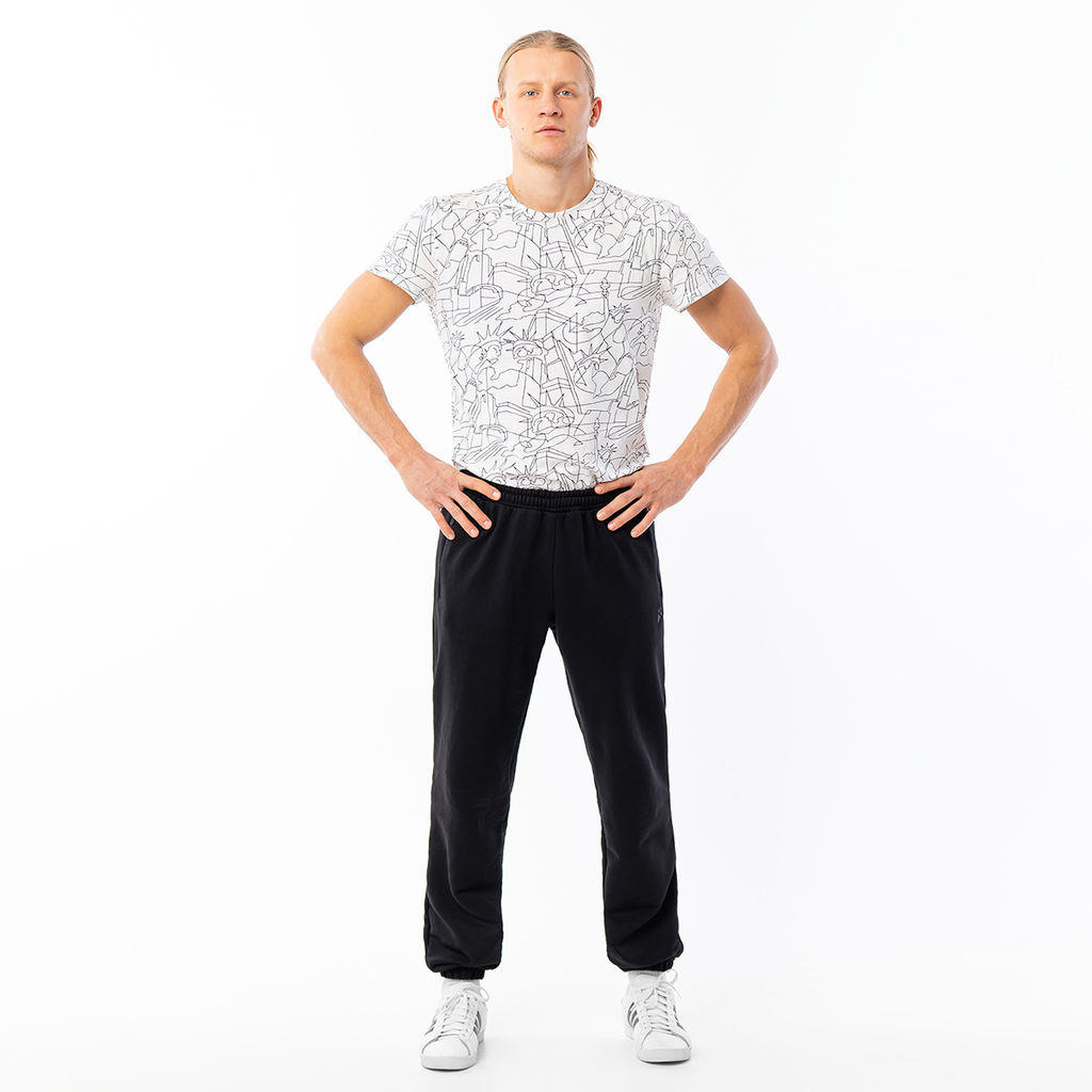 RODOS Спортивный костюм мужской М-287 Чёрный