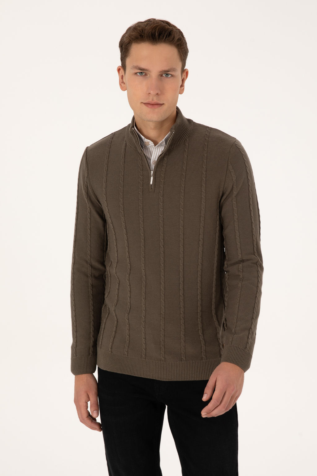 Erkek Vizon Kazak - U.s. polo assn фото 8