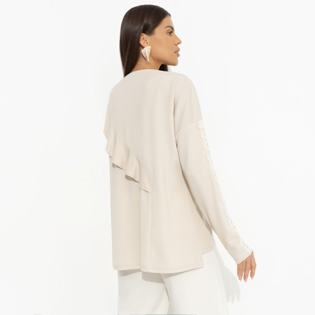 Туника дизайнерская, Вам письмо (beige) - Charutti фото 5