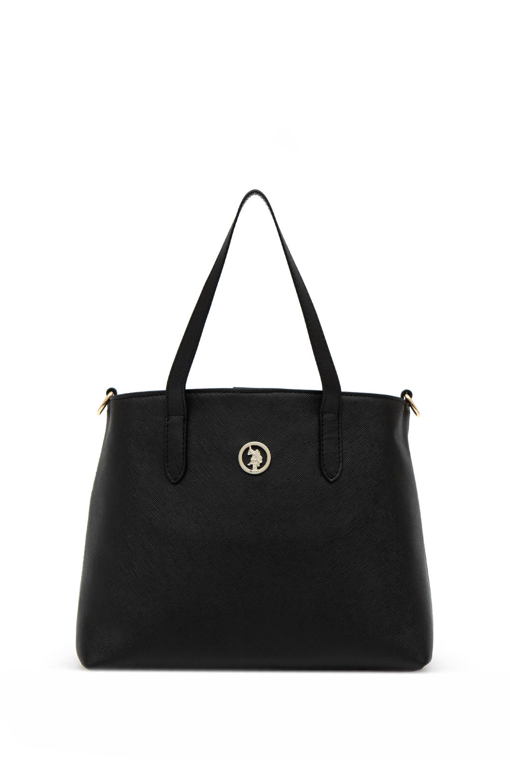 Подарочная сумка с шарфом U.S. Polo Assn женская черная полиуретан фото 14