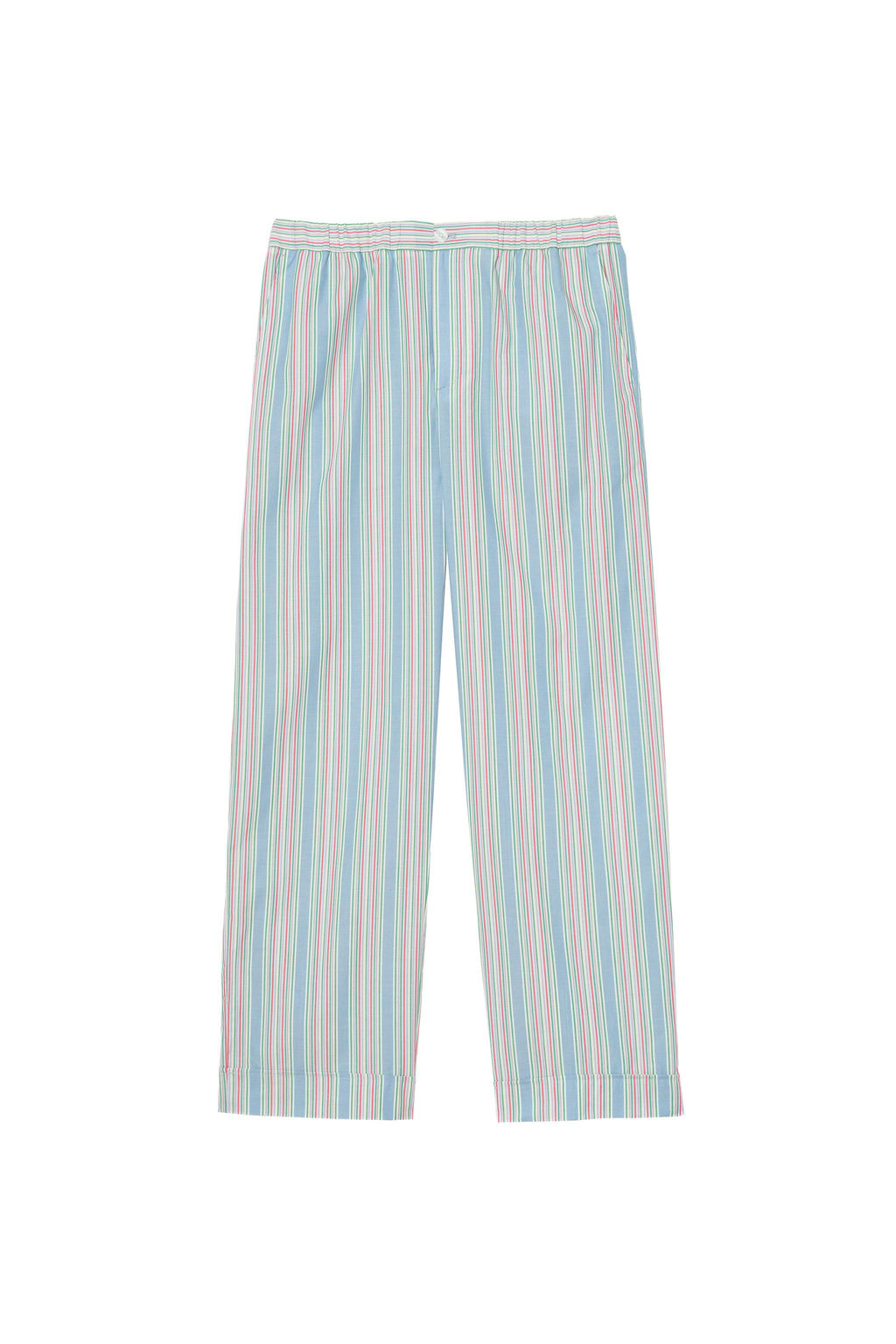 PANTAL?N RELAXED FIT JACQUARD RAYAS / Azul claro - Zara фото 3