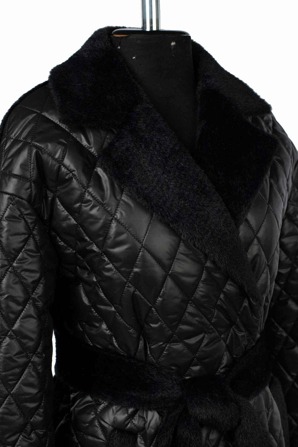 Пальто женское демисезонное (пояс) - El podio фото 12