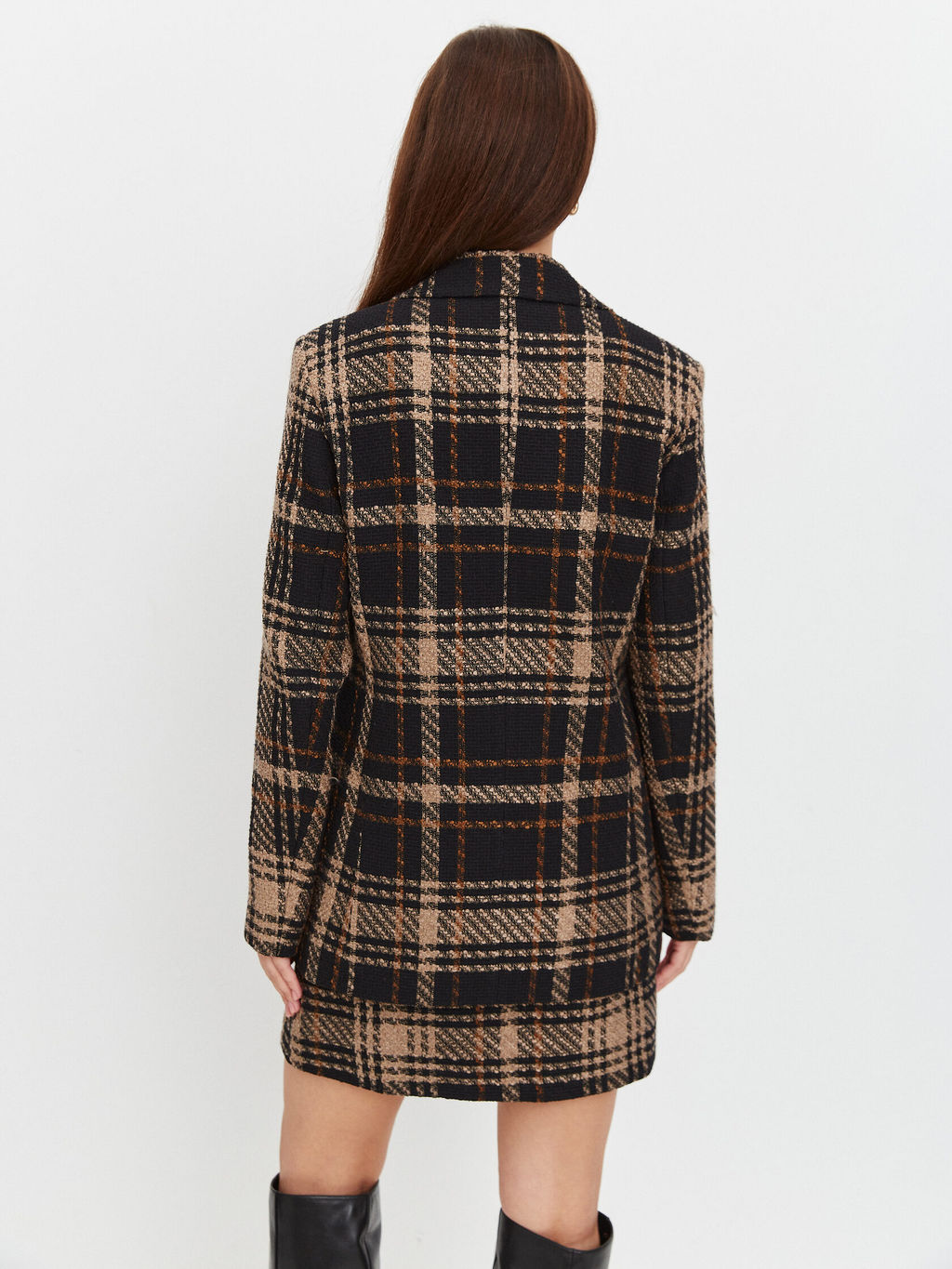 Двубортный пиджак из фактурной ткани - TO BE ONE фото 4