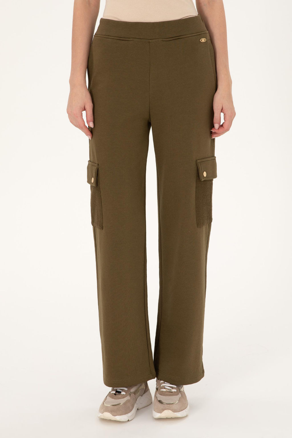 Женские спортивные штаны цвета хаки Неожиданная скидка в корзине - U.s. polo assn фото 2