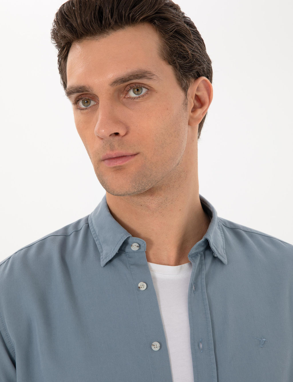 Koyu Mavi Regular Fit Uzun Kollu G_mlek - Cacharel фото 2