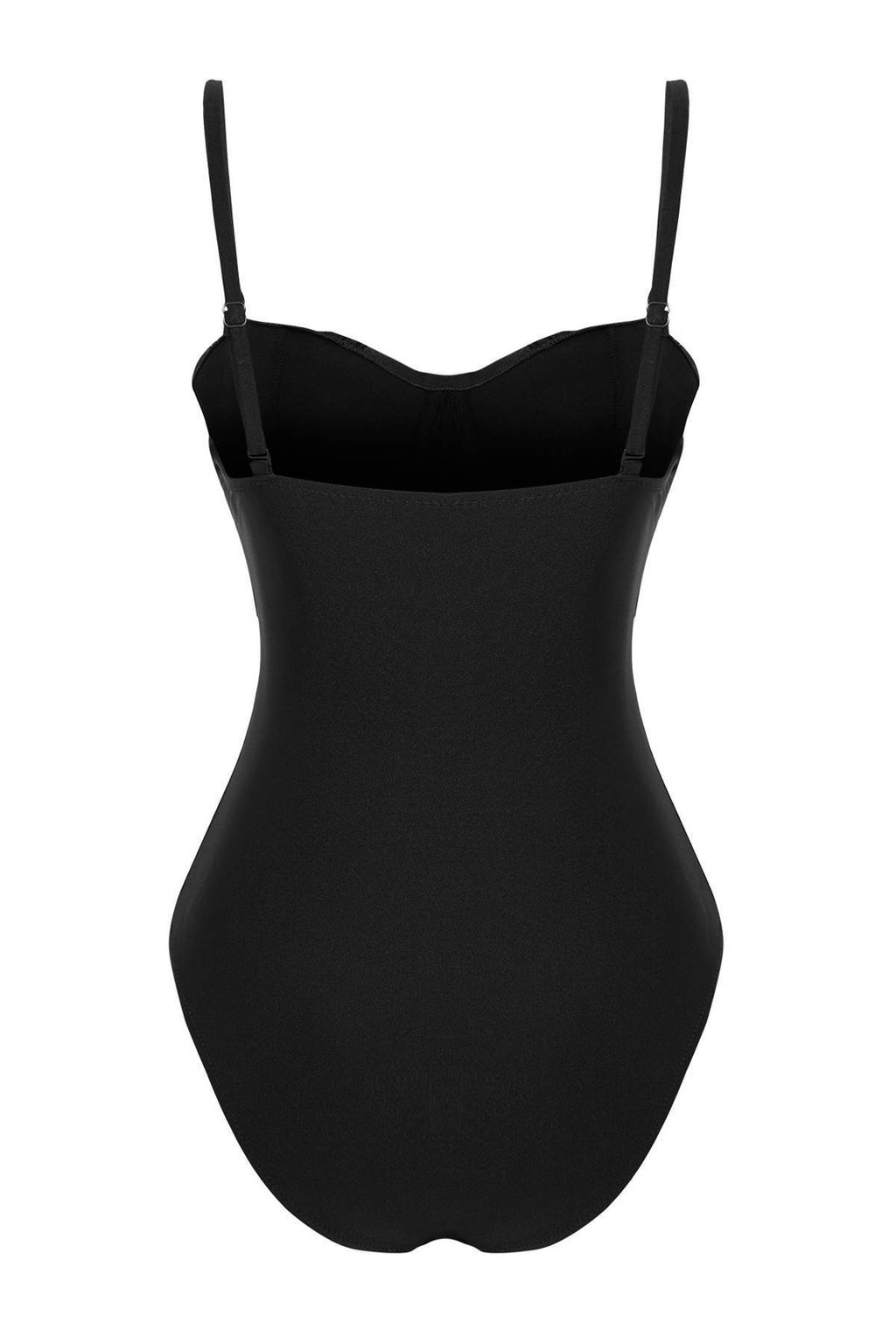 Trendyolmilla Siyah Balconette Drapeli Regular Mayo TBESS25MA00114 фото 6