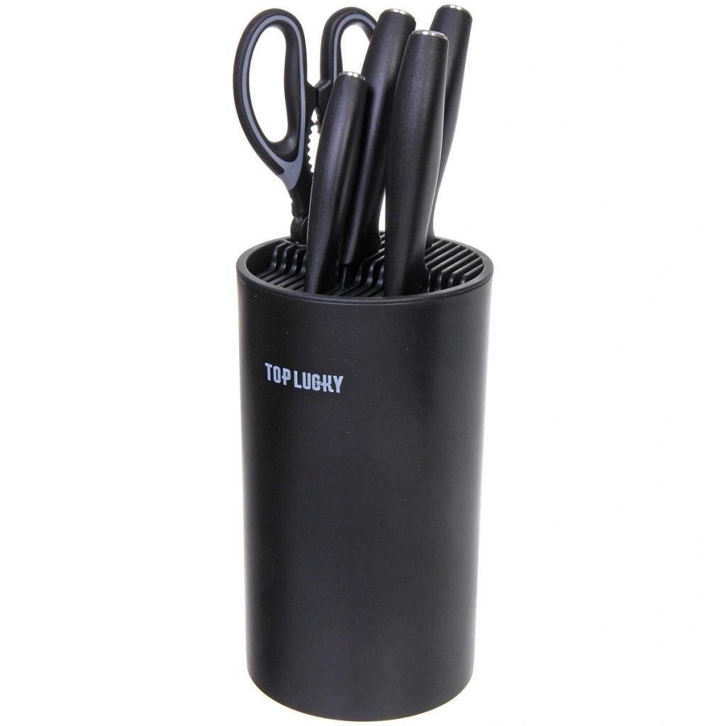 Набор ножей "SHEF" 6предметов (4ножа+ножницы+подставка)