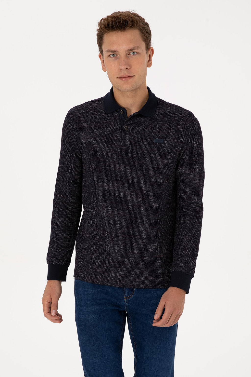 Erkek Lacivert Basic Sweatshirt - U.s. polo assn фото 3