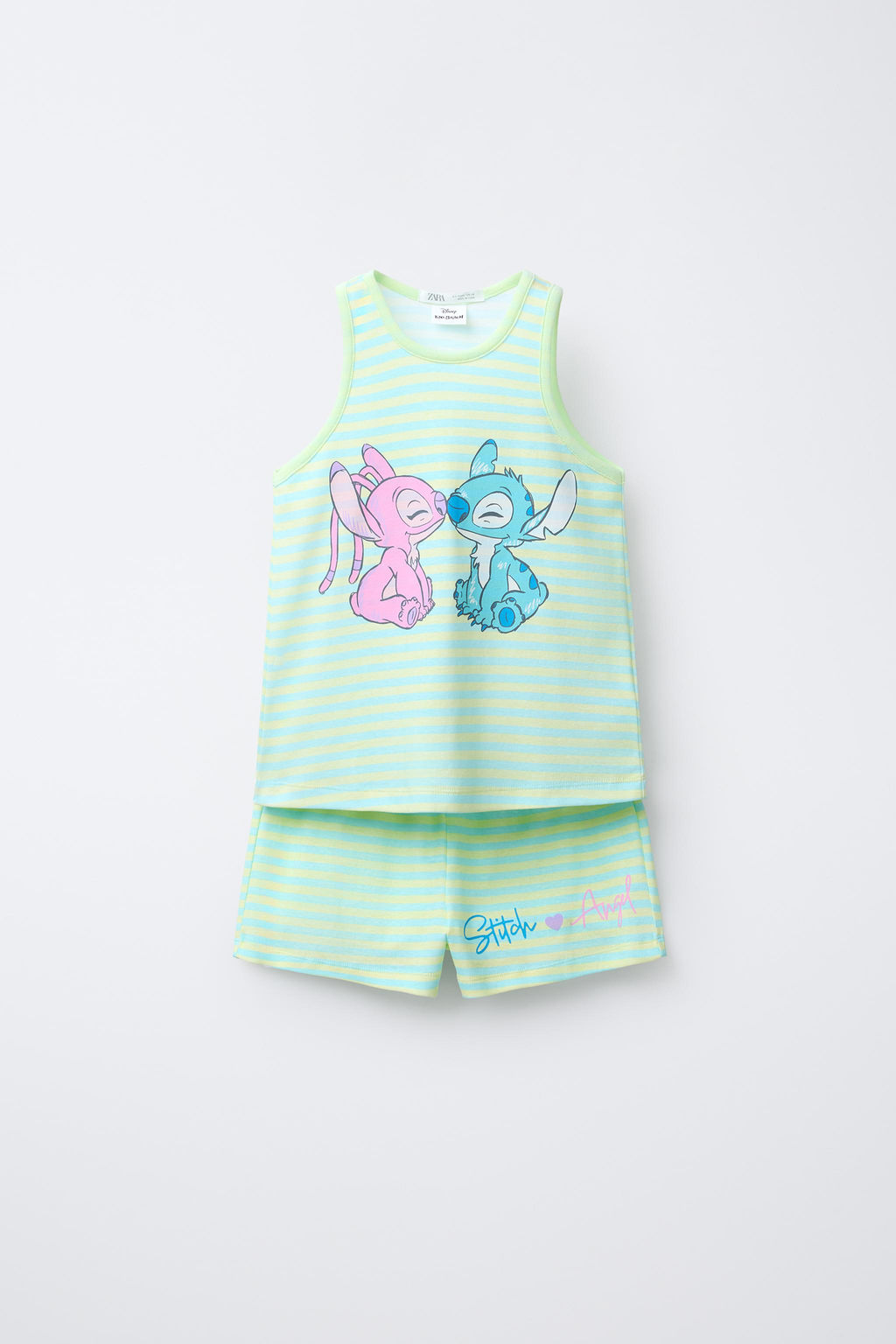 6-14 YEARS/ LILO & STITCH  DISNEY STRIPED PYJAMAS