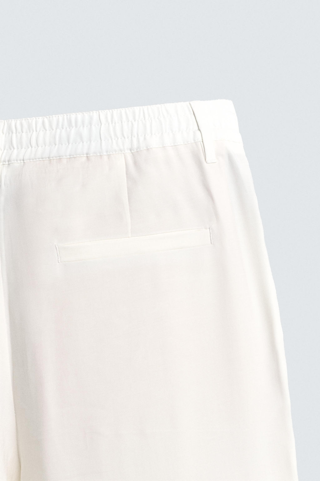 PANTAL?N RELAXED FIT PLIEGUES / Blanco - Zara фото 9