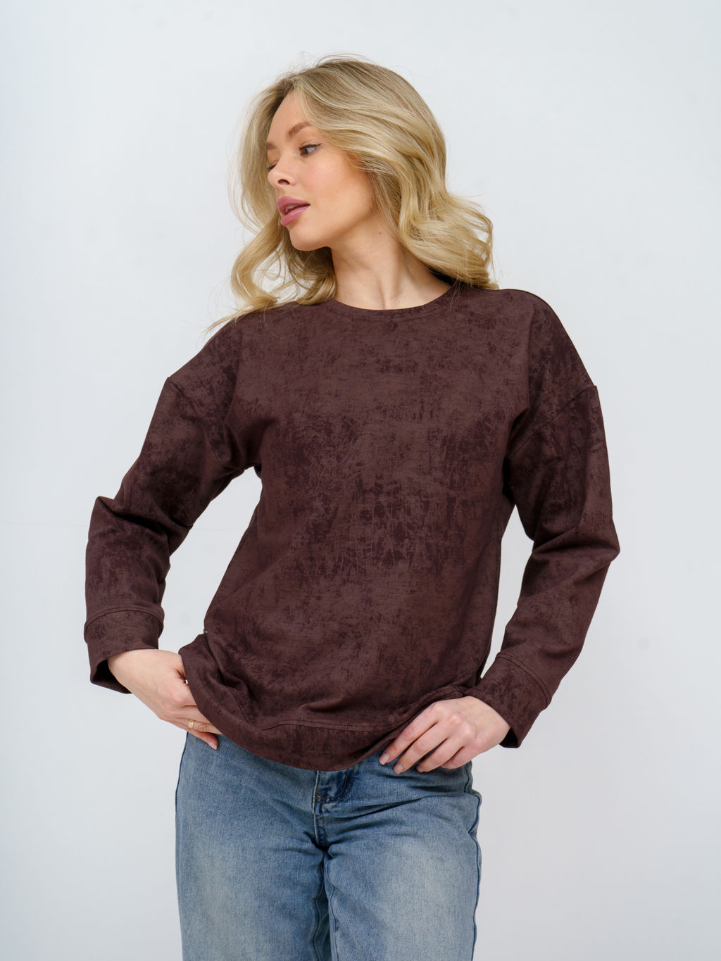 985 Свитшот "Шоколад/винтаж"